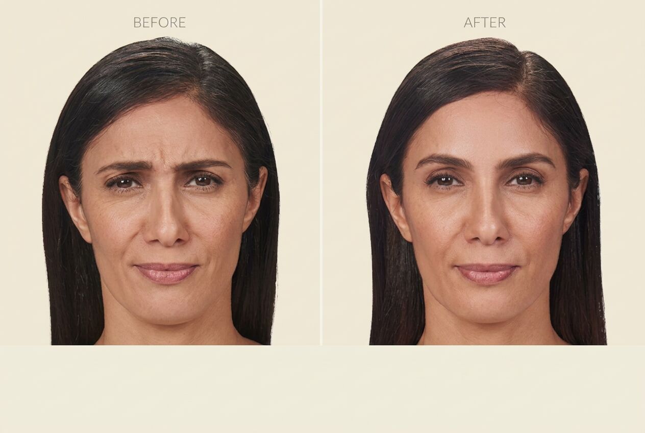 Neuromodulator (Botox® / Dysport®) before and after