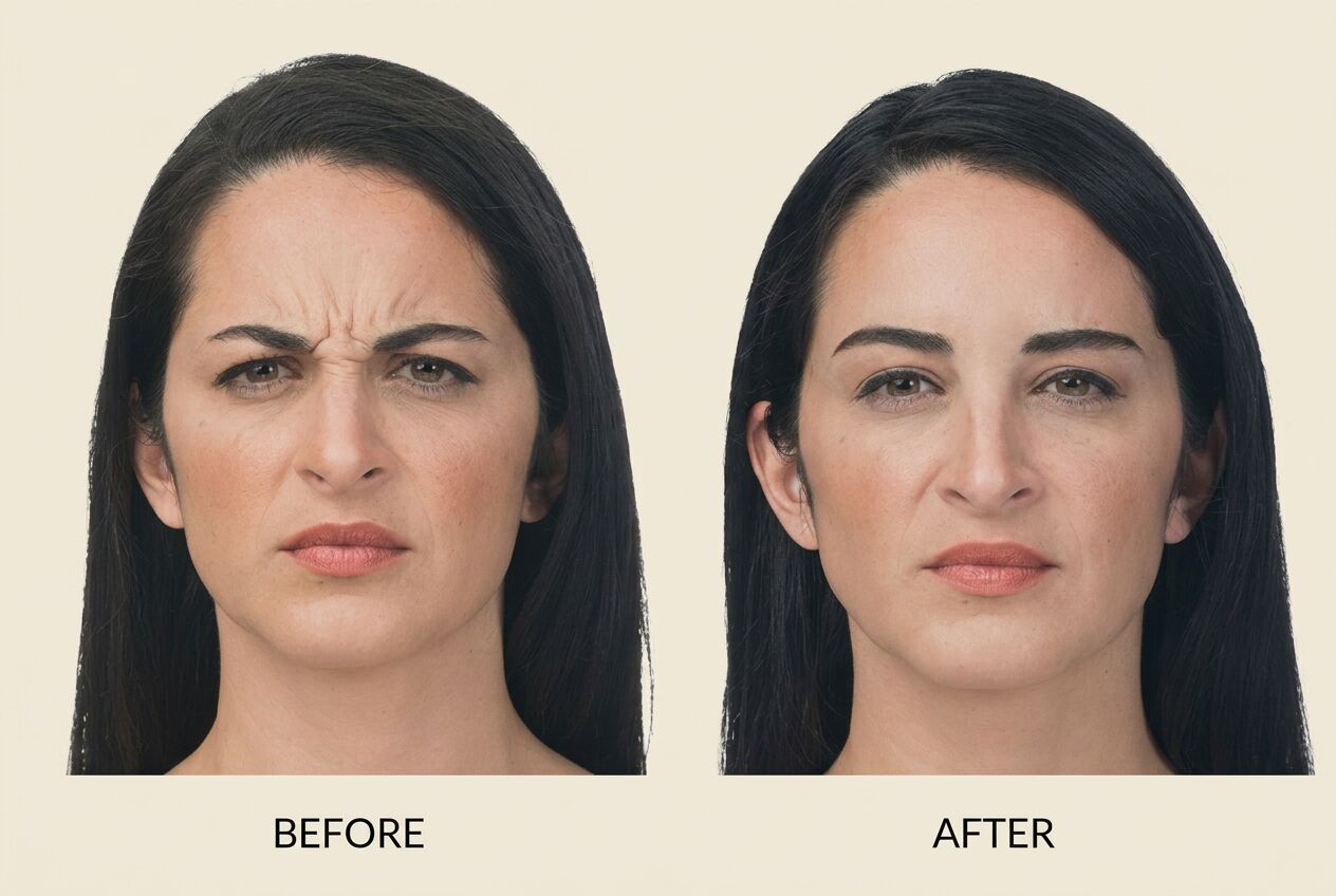 Neuromodulator (Botox® / Dysport®) before and after